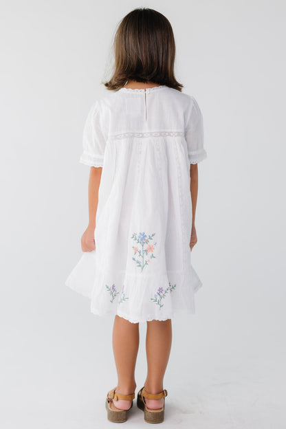 Citrus Kali Embroidered Girl's Dress GIRL'S DRESS Citrus 
