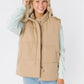 Quinnie Puffer Vest WOMEN'S VEST Wishlist MOCHA L 