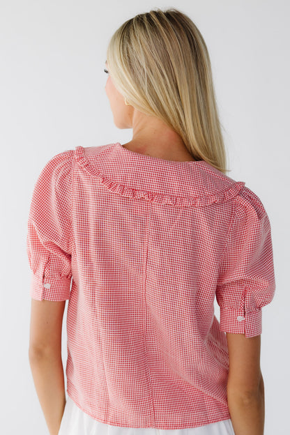 Brass & Roe Roe Collar Blouse WOMEN'S TOP brass & roe 