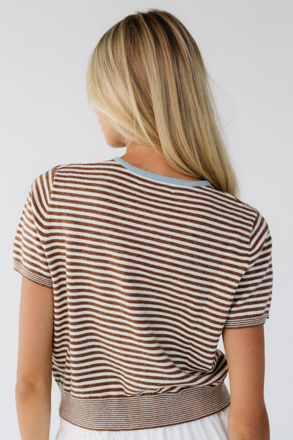 Kassie Button Up Short Sleeve Sweater WOMEN'S SWEATERS Mod Ref 