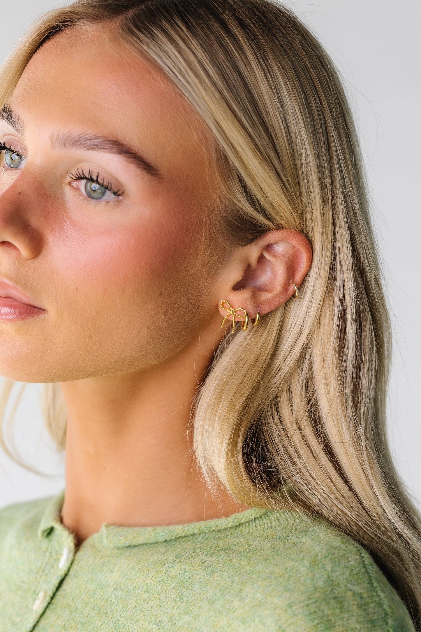 Cove Beaded Bow Earrings WOMEN'S EARINGS Cove Accessories 