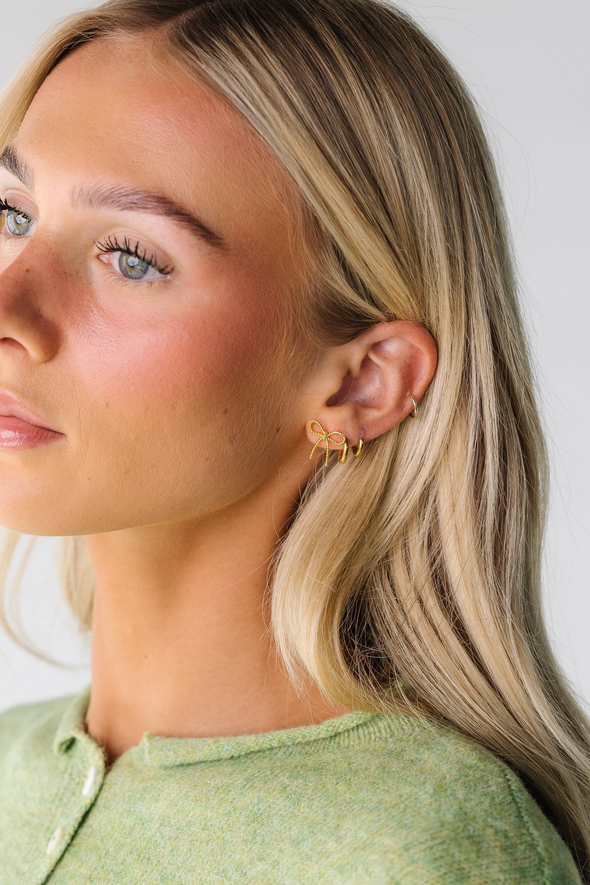Cove Beaded Bow Earrings WOMEN'S EARINGS Cove Accessories 