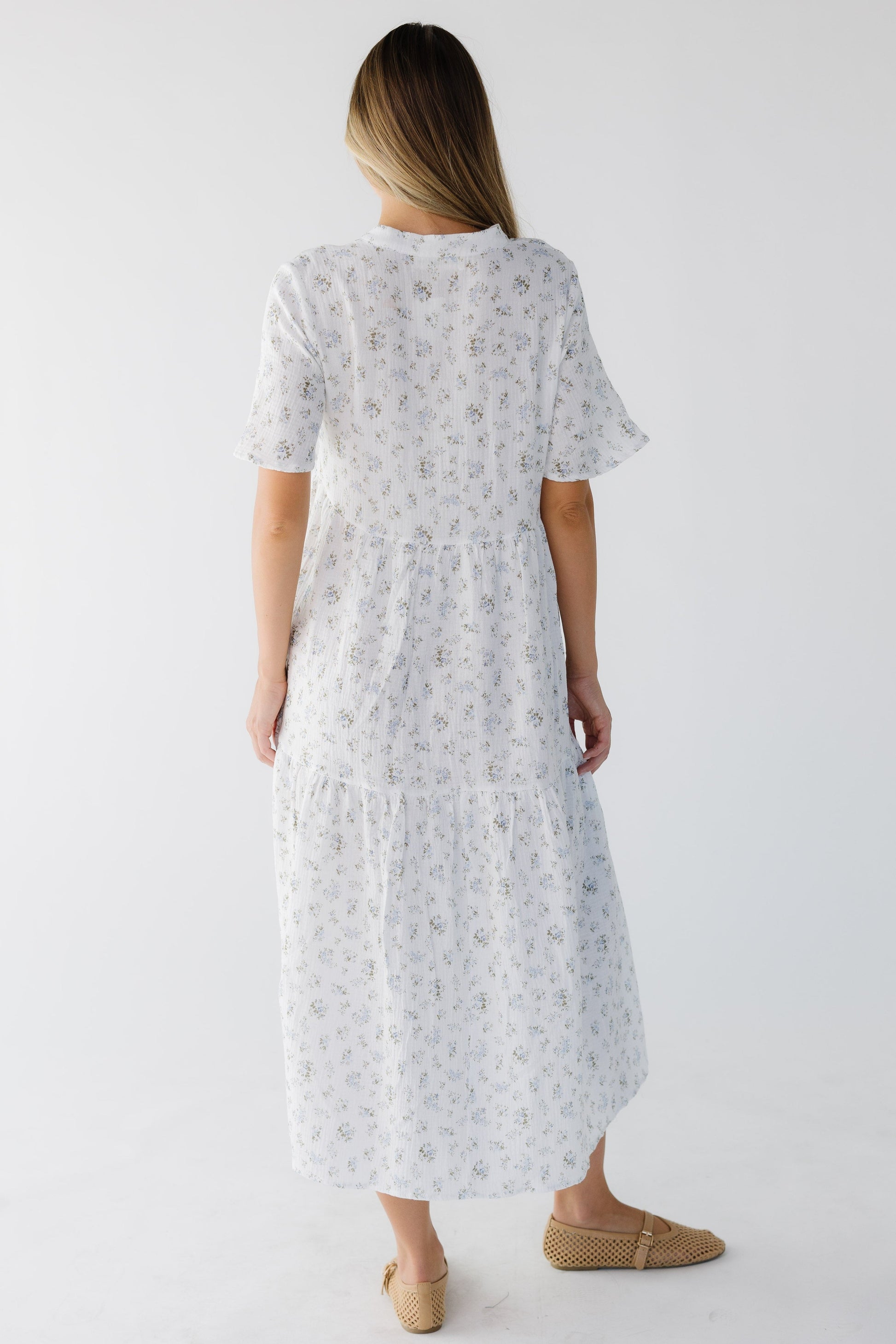 Brass & Roe Pondering Gauze Print Dress WOMEN'S DRESS brass & roe 