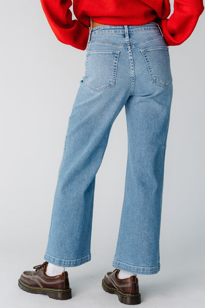 The Date Time Pocket Wide Leg Denim WOMEN'S DENIM Just Panmaco Inc. 