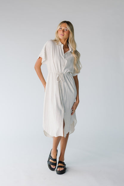 Brass & Roe Linen Tie Waist Dress WOMEN'S DRESS brass & roe 