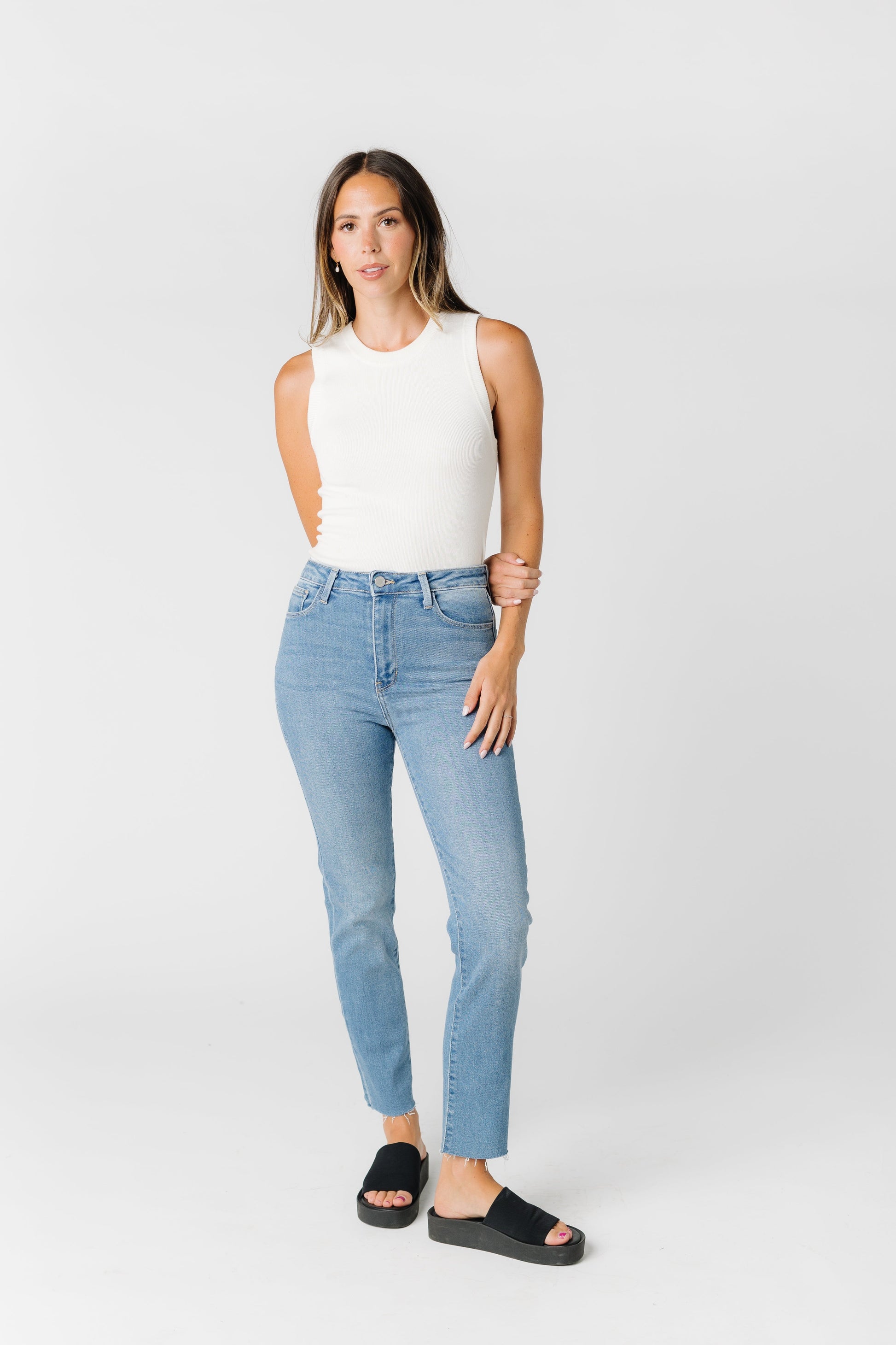 Straight Leg Denim WOMEN'S DENIM Just Panmaco Inc. 