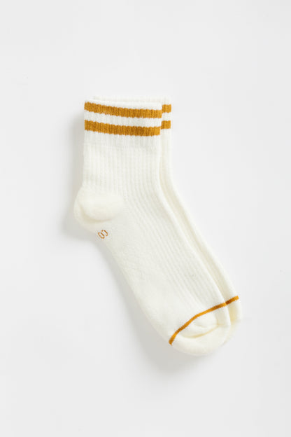 Cove Jaxon Cozy Striped Socks WOMEN'S SOCKS Cove Accessories Goldenrod OS 