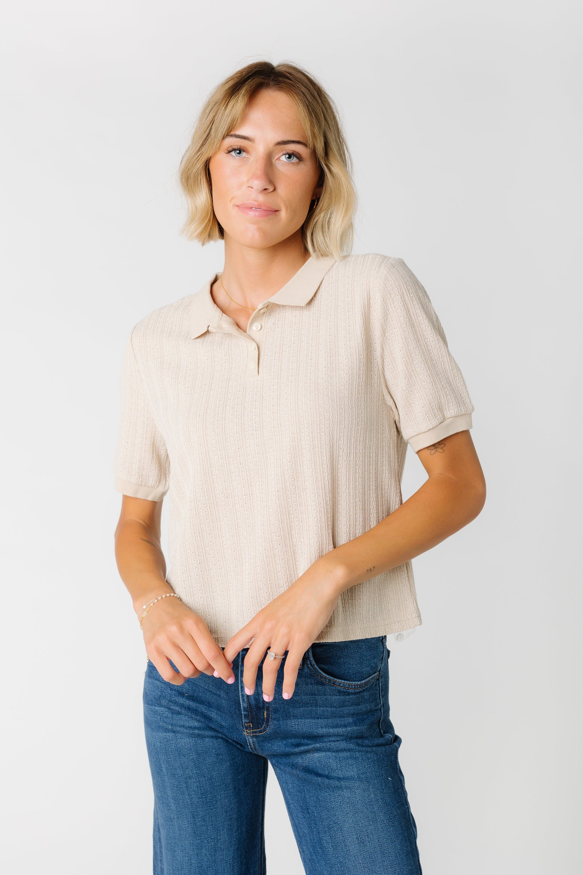 The Billie Top WOMEN'S TOP Mod Ref Taupe L 