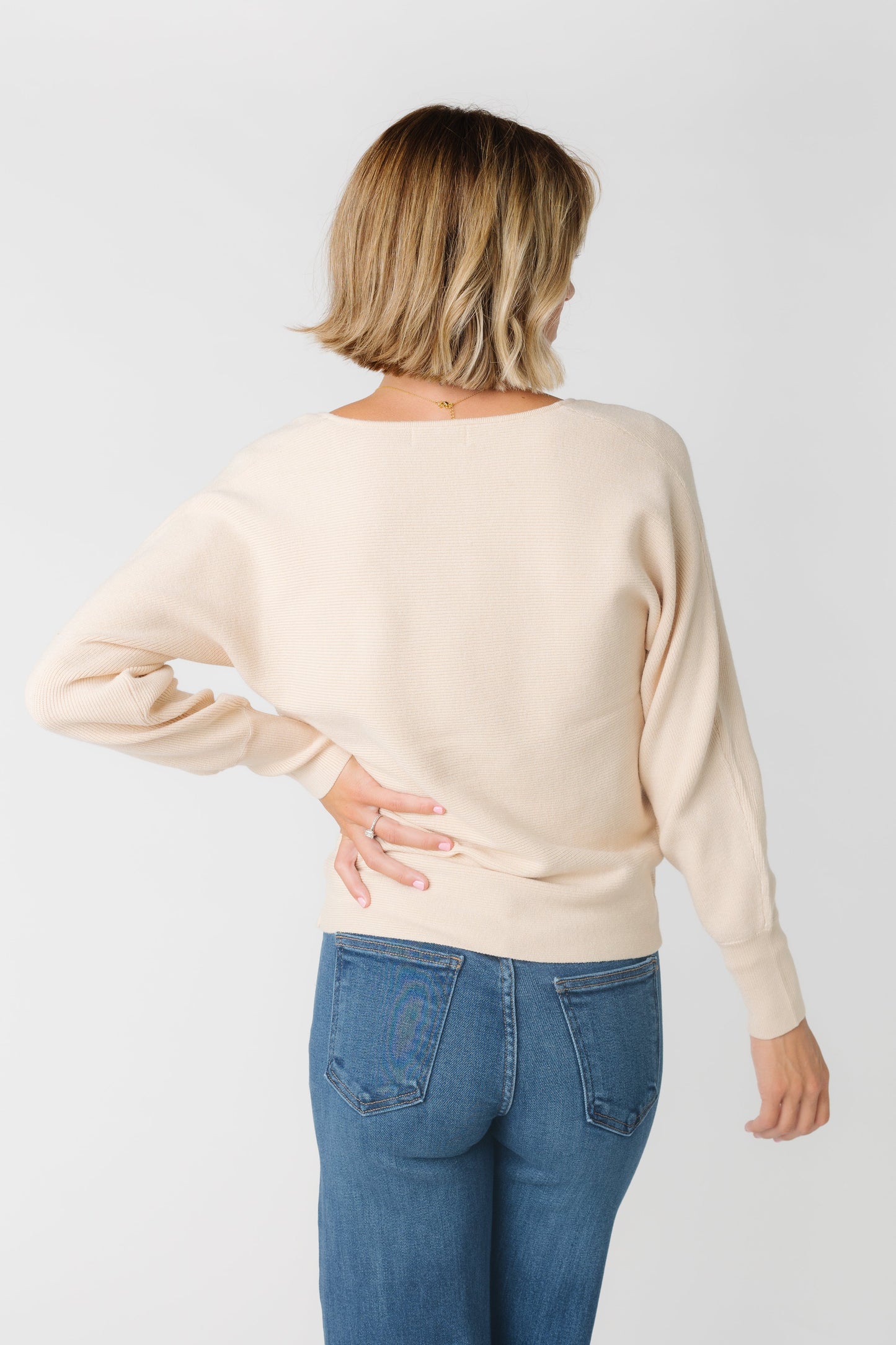 Vanilla Vneck Sweater WOMEN'S SWEATERS Be Cool 