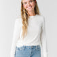Stacy Top Women's Long Sleeve T Thread & Supply White L 