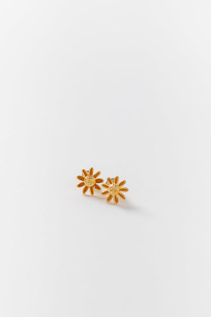 Cove Daisy Daisy Earrings WOMEN'S EARINGS Cove Accessories Orange OS 