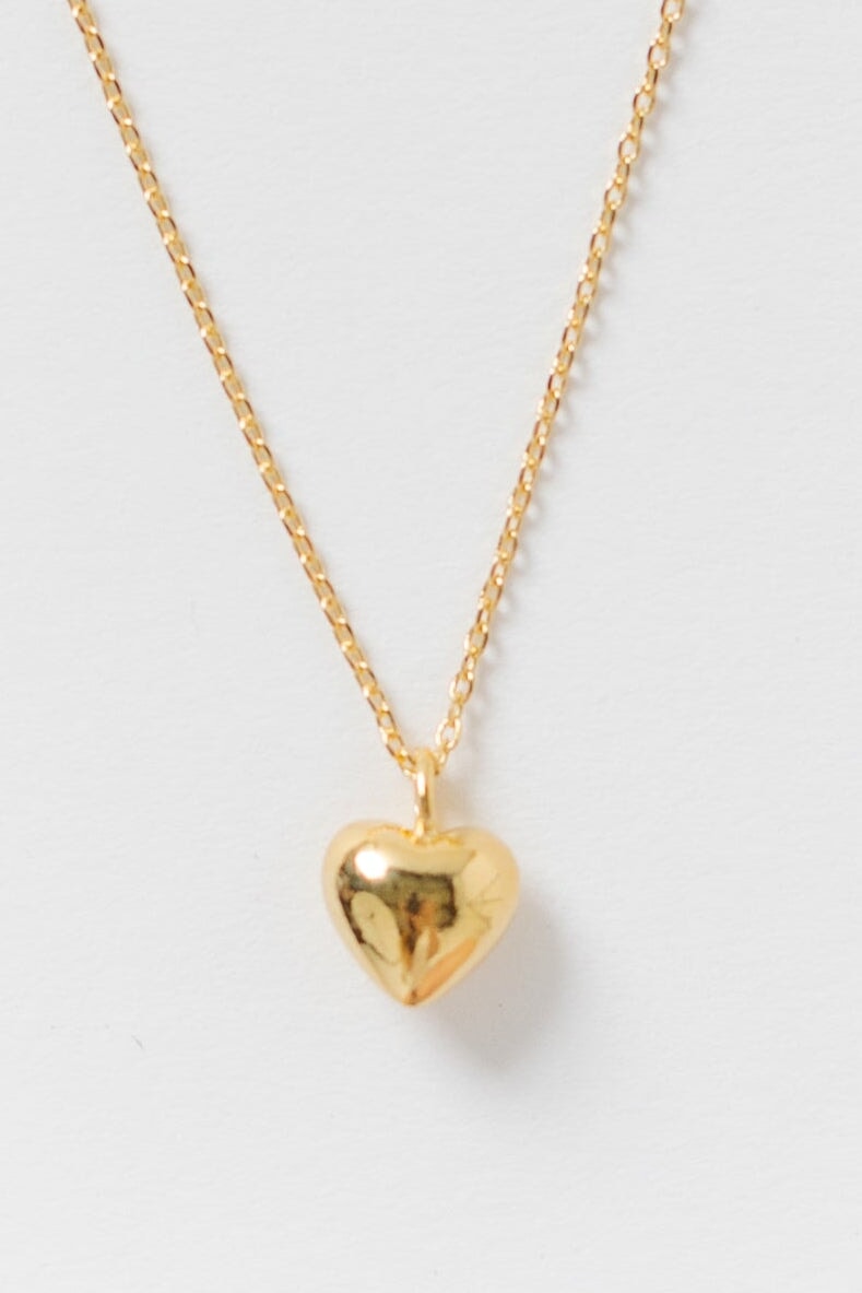 Cove Solid Petite Heart Necklace WOMEN'S NECKLACE Cove Accessories 