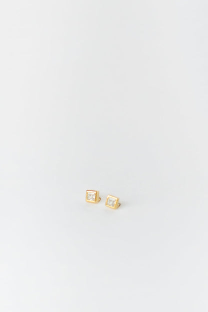 Cove Square Tiny Stud earrings WOMEN'S EARINGS Cove Accessories 