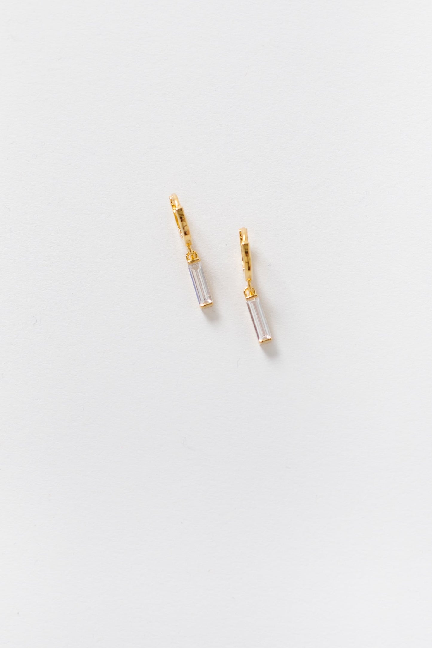 Cove Fancy Drop Huggie Earrings WOMEN'S EARINGS Cove Accessories Gold OS 