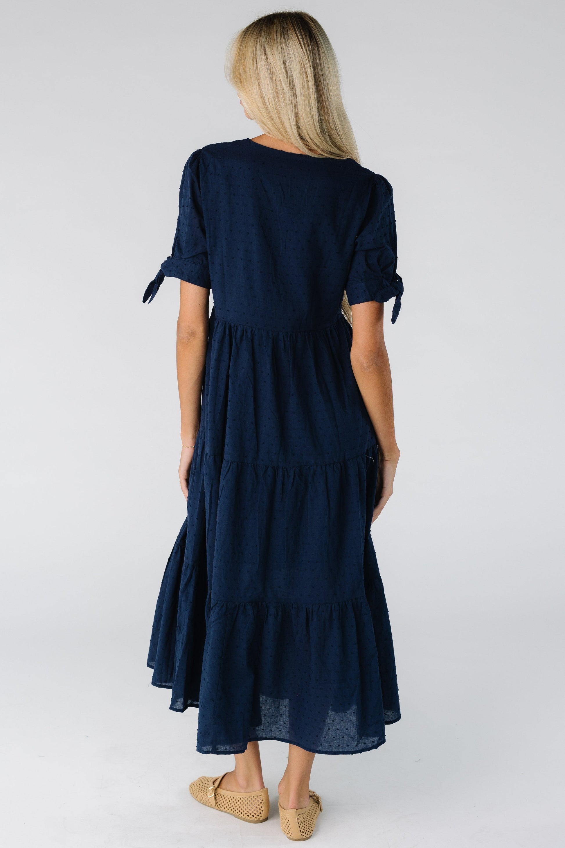 Brass & Roe Claire Tie-Sleeve Dress WOMEN'S DRESS brass & roe 