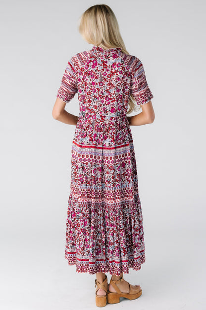 Citrus Pintuck Mix Print Dress WOMEN'S DRESS Citrus 
