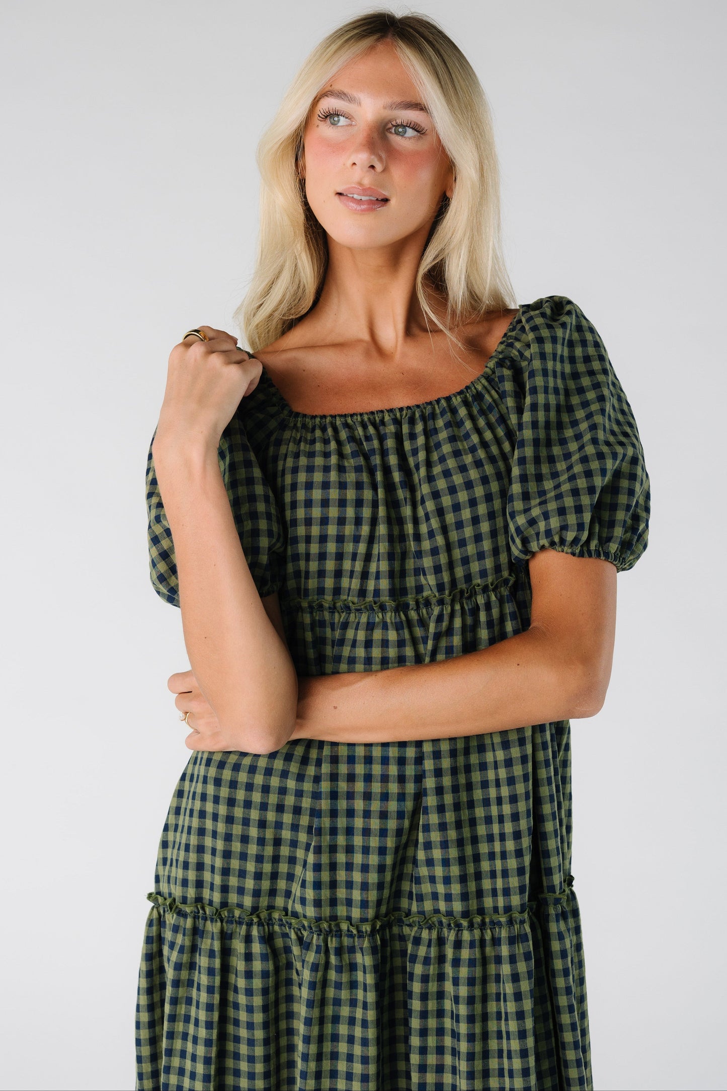 Brass & Roe Charity Gingham Dress WOMEN'S DRESS brass & roe 