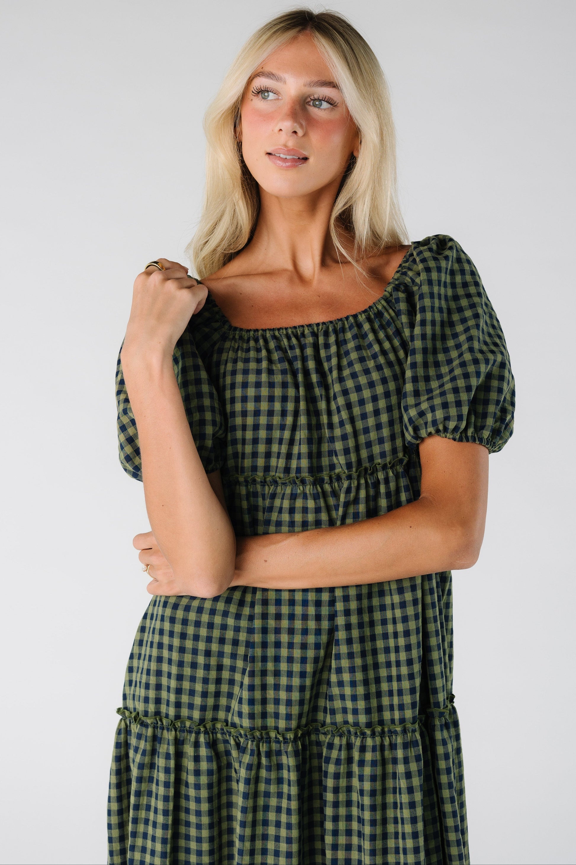 Brass & Roe Charity Gingham Dress WOMEN'S DRESS brass & roe 