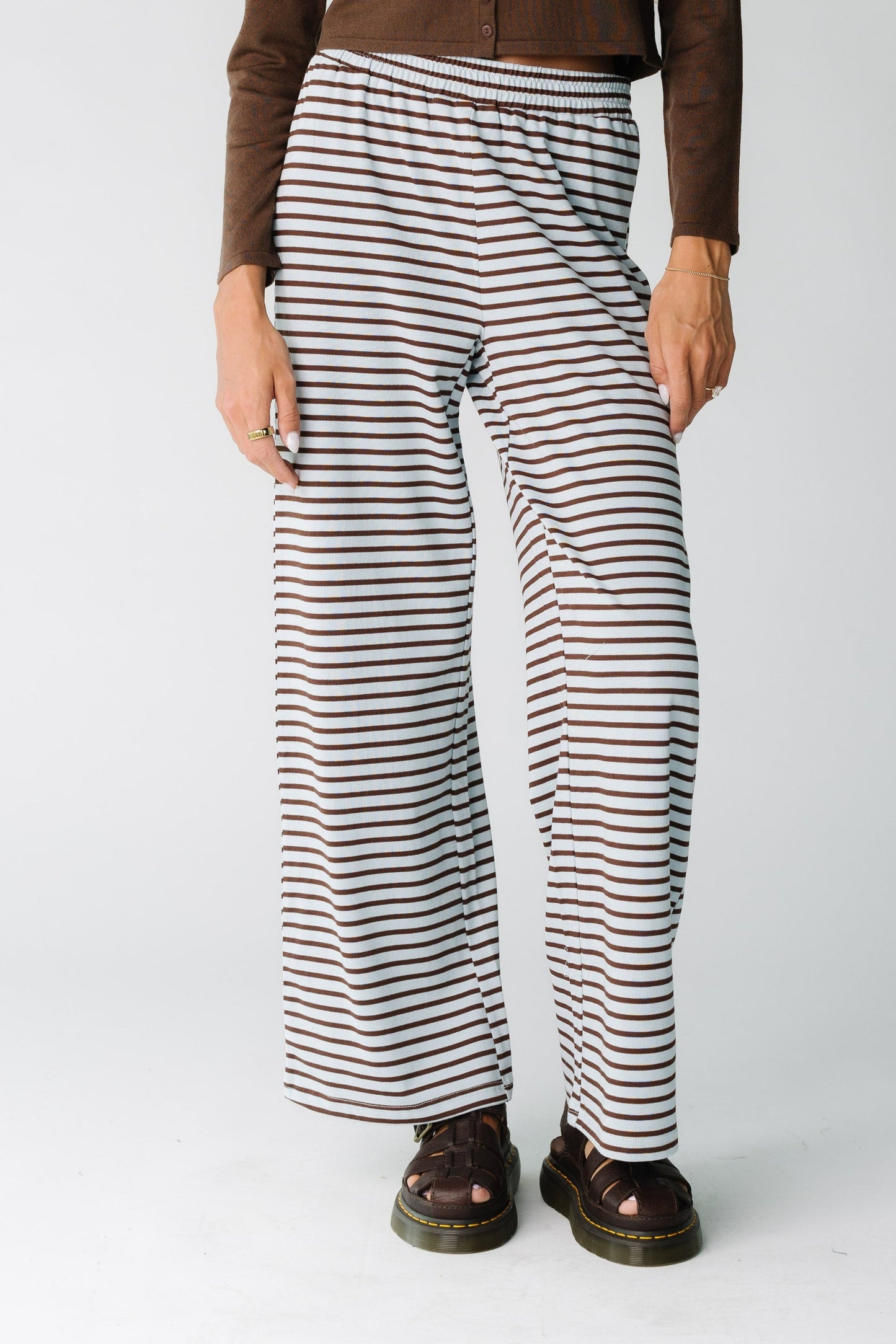 Stripes For Days Pants WOMEN'S PANTS Things Between Lt Blue Multi S 