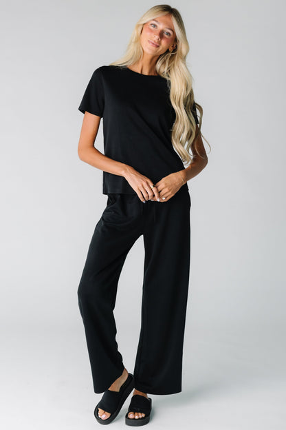 Techno Soft Set for women and teens in black