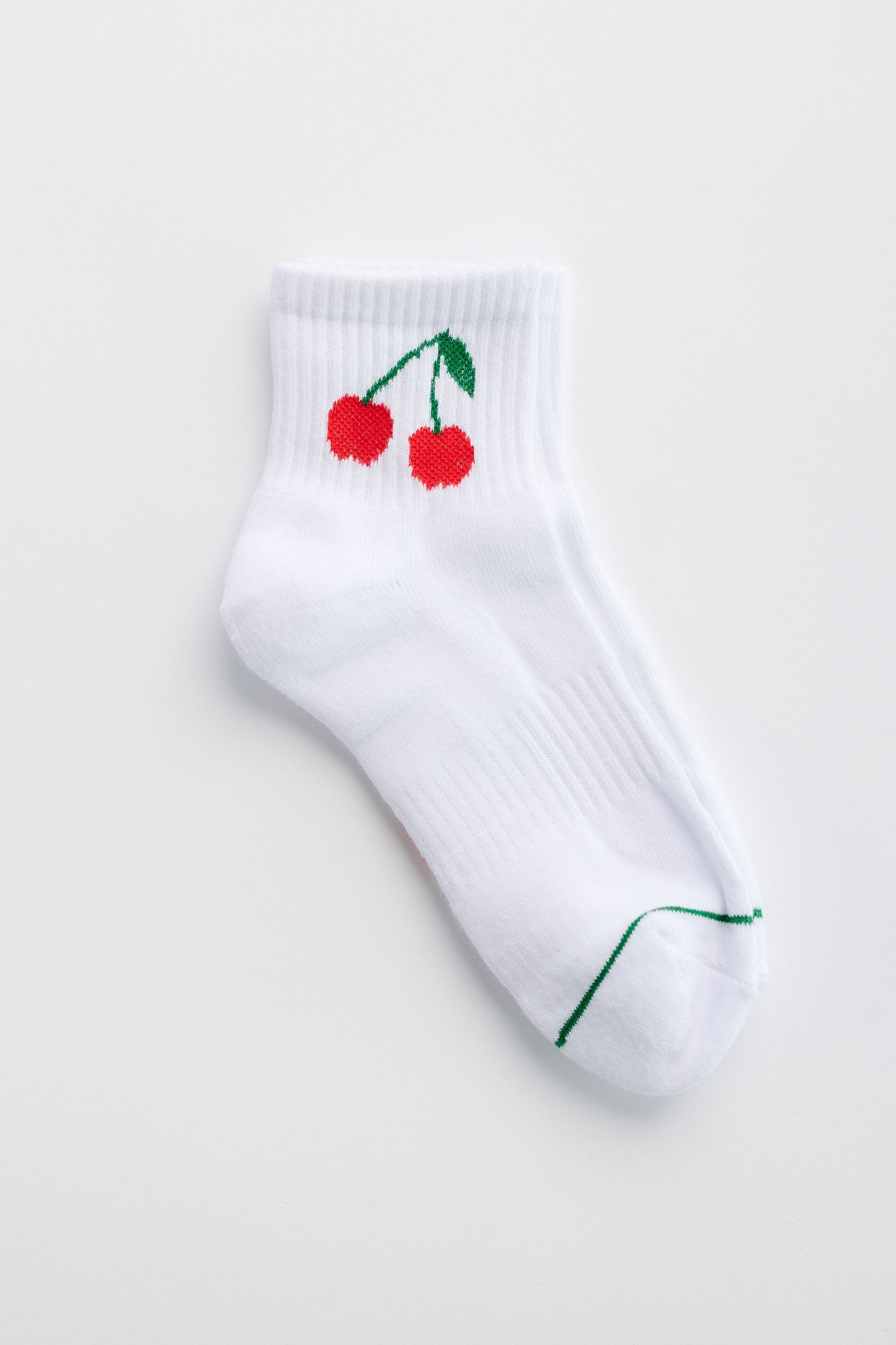 Cove Cherry Picking Socks WOMEN'S SOCKS Cove Accessories White OS 