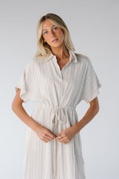 Brass & Roe Linen Tie Waist Dress WOMEN'S DRESS brass & roe 