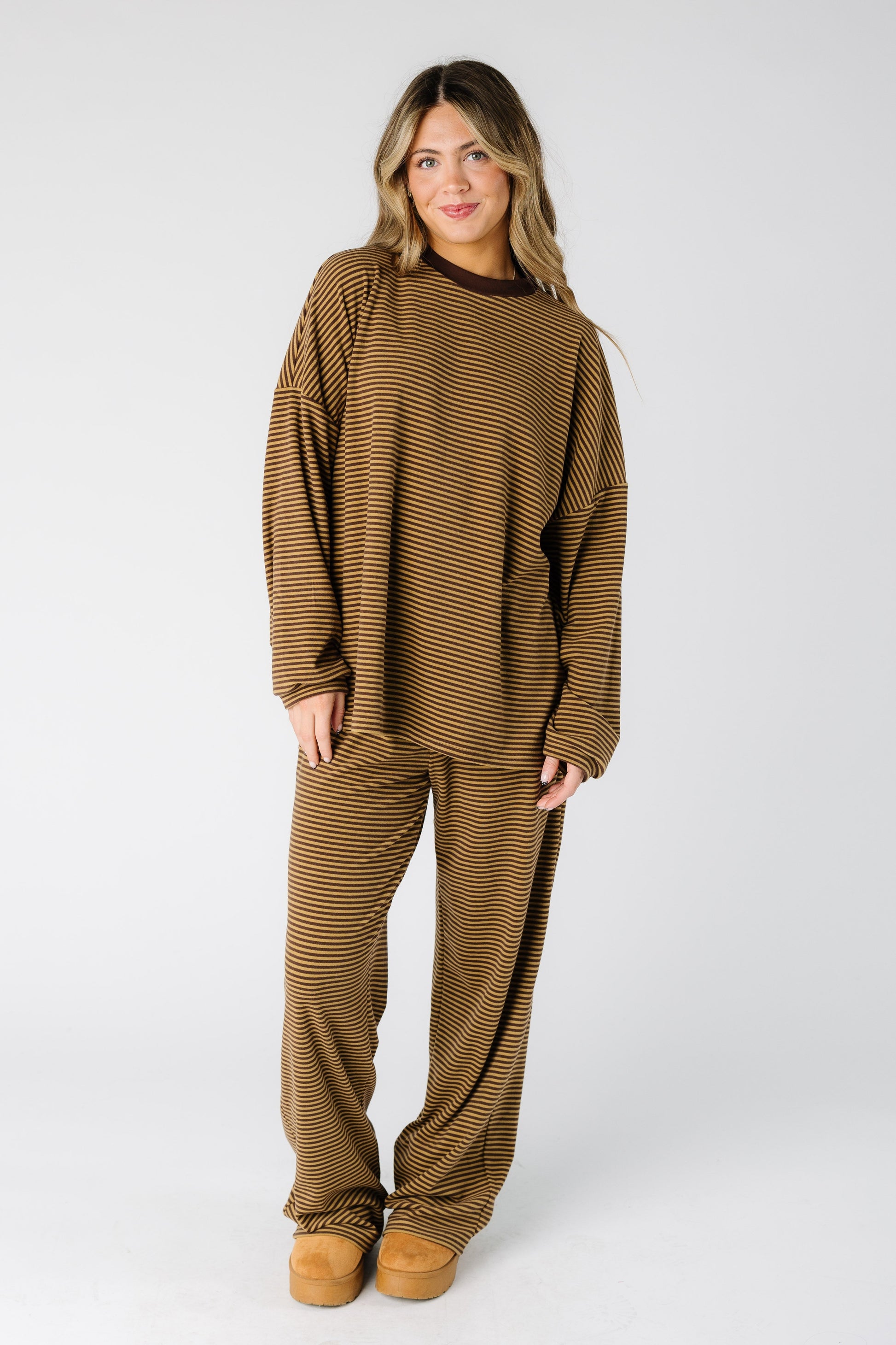 Cutie Everyday Stripe Set Women's Set brass & roe 