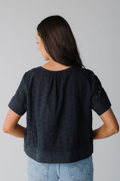 Forever Eyelet Top WOMEN'S TOP In February 