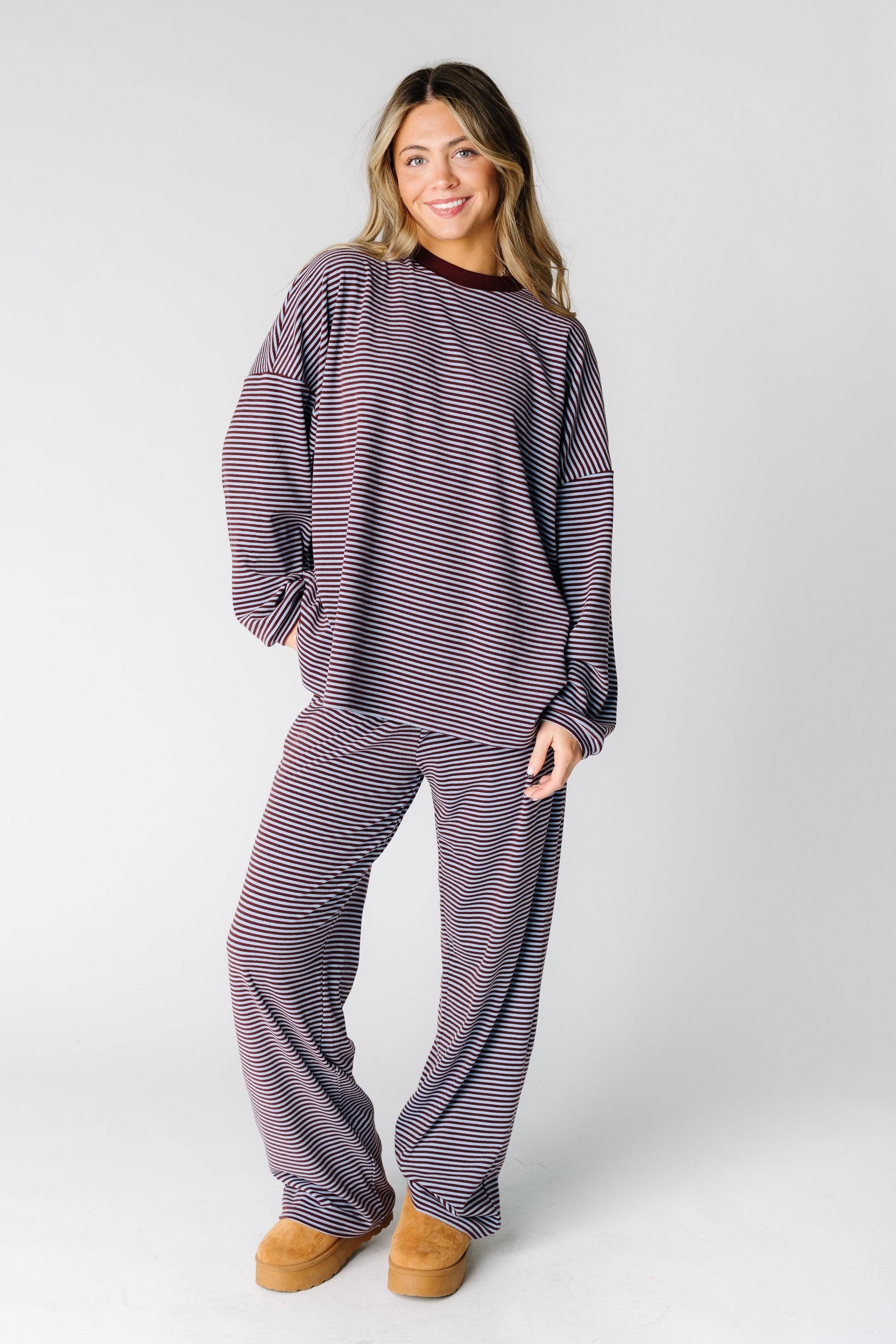 Cutie Everyday Stripe Set Women's Set brass & roe 