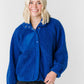 Snap Button Fleece Jacket WOMEN'S JACKETS Blu Pepper 