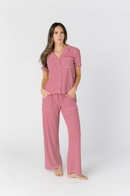 Wide Leg Pajama Set WOMEN'S PAJAMAS brass & roe 