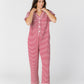 Striped Pajama Onesie WOMEN'S PAJAMAS brass & roe Red Stripe XL 