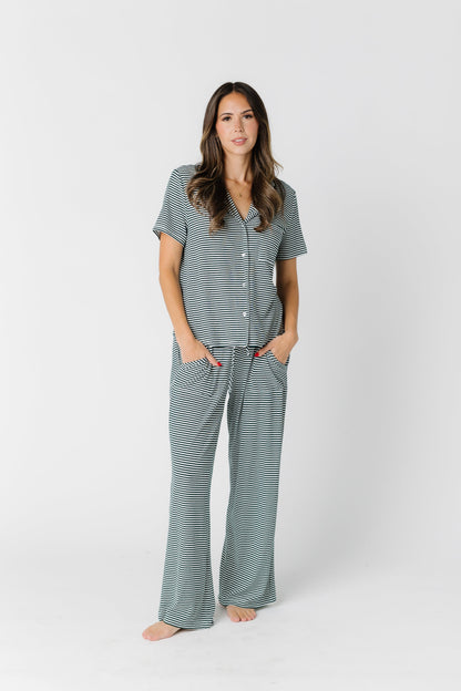 Wide Leg Pajama Set WOMEN'S PAJAMAS brass & roe 