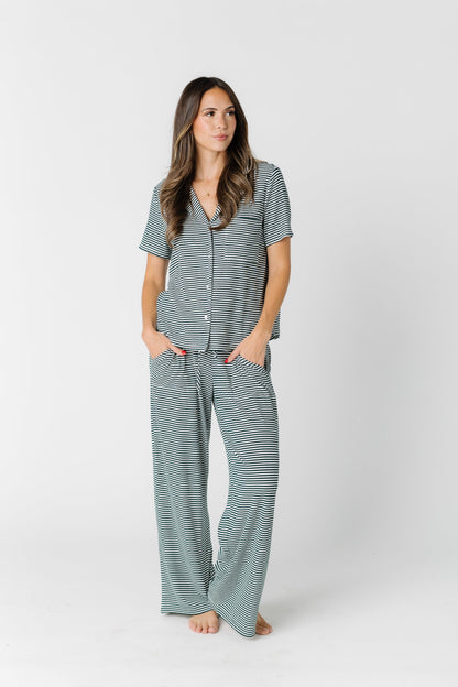 Wide Leg Pajama Set WOMEN'S PAJAMAS brass & roe 