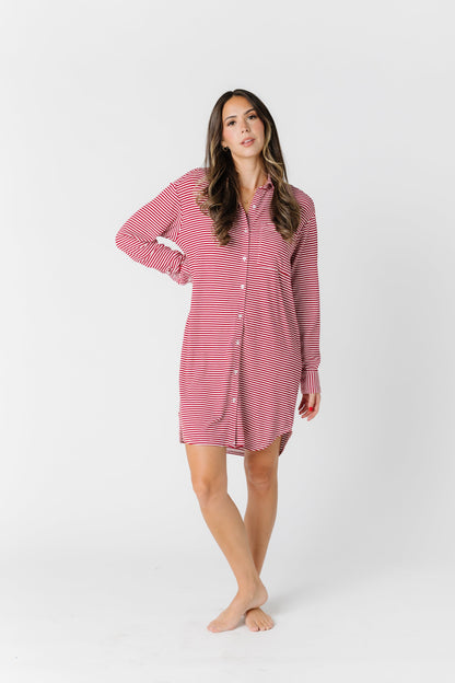 Wonderland Pajama Dress WOMEN'S PAJAMAS brass & roe 