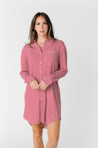 Wonderland Pajama Dress WOMEN'S PAJAMAS brass & roe 