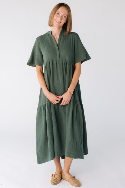 Brass & Roe The Pondering Gauze Dress WOMEN'S DRESS brass & roe 
