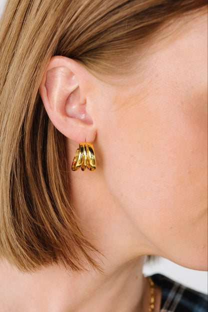 Cove Chloe Hoops WOMEN'S EARINGS Cove Accessories 