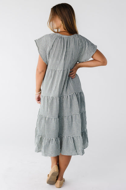 Brass & Roe Elmina Gingham Dress WOMEN'S DRESS brass & roe 