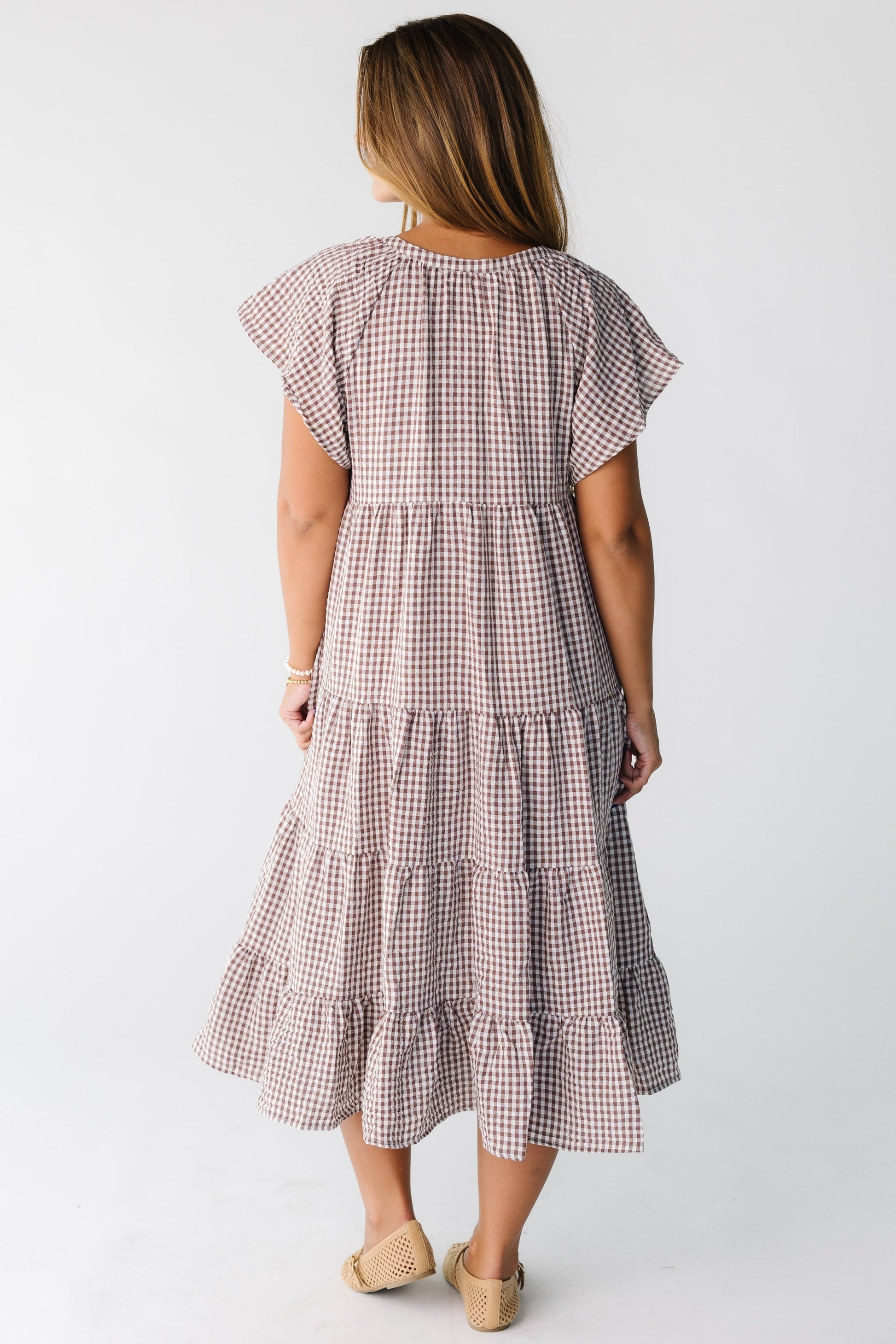 Brass & Roe Elmina Gingham Dress WOMEN'S DRESS brass & roe 