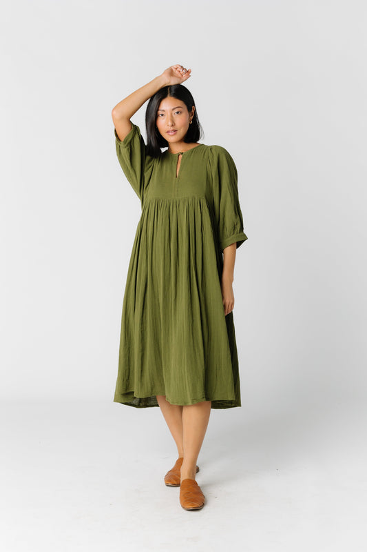 Citrus Parker Midi Dress WOMEN'S DRESS Citrus Olive L 