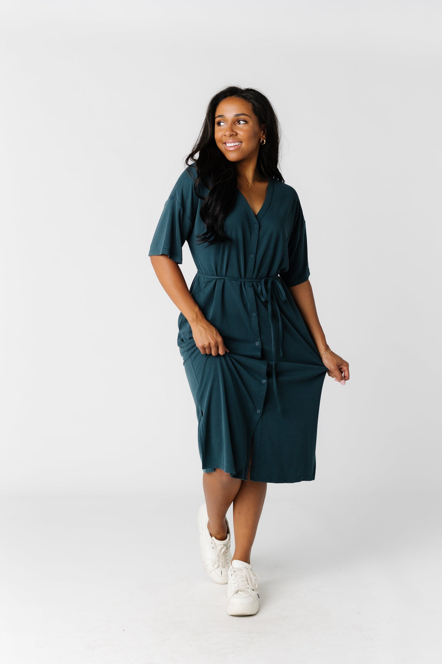 Button Down Dress WOMEN'S DRESS Things Between 