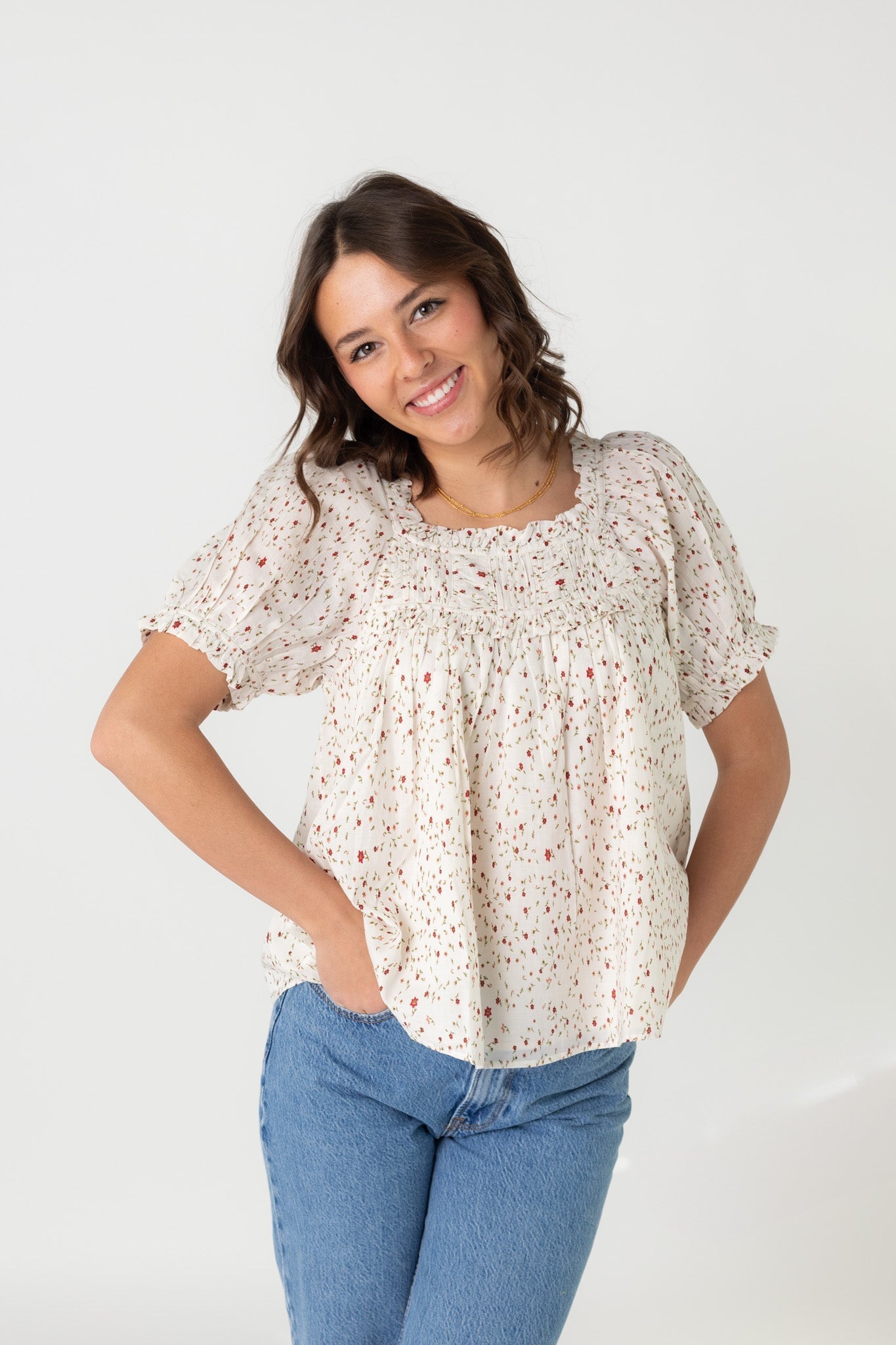 Citrus Eila Delicate Woven Top WOMEN'S TOP Citrus 