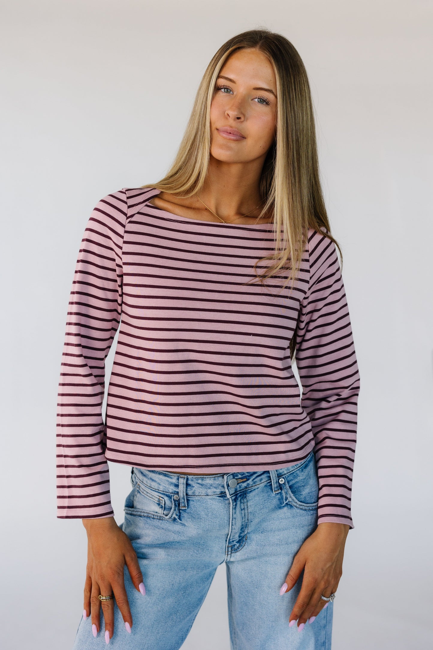 The Jude Top WOMEN'S TOP Mod Ref Pink/Burgundy S 