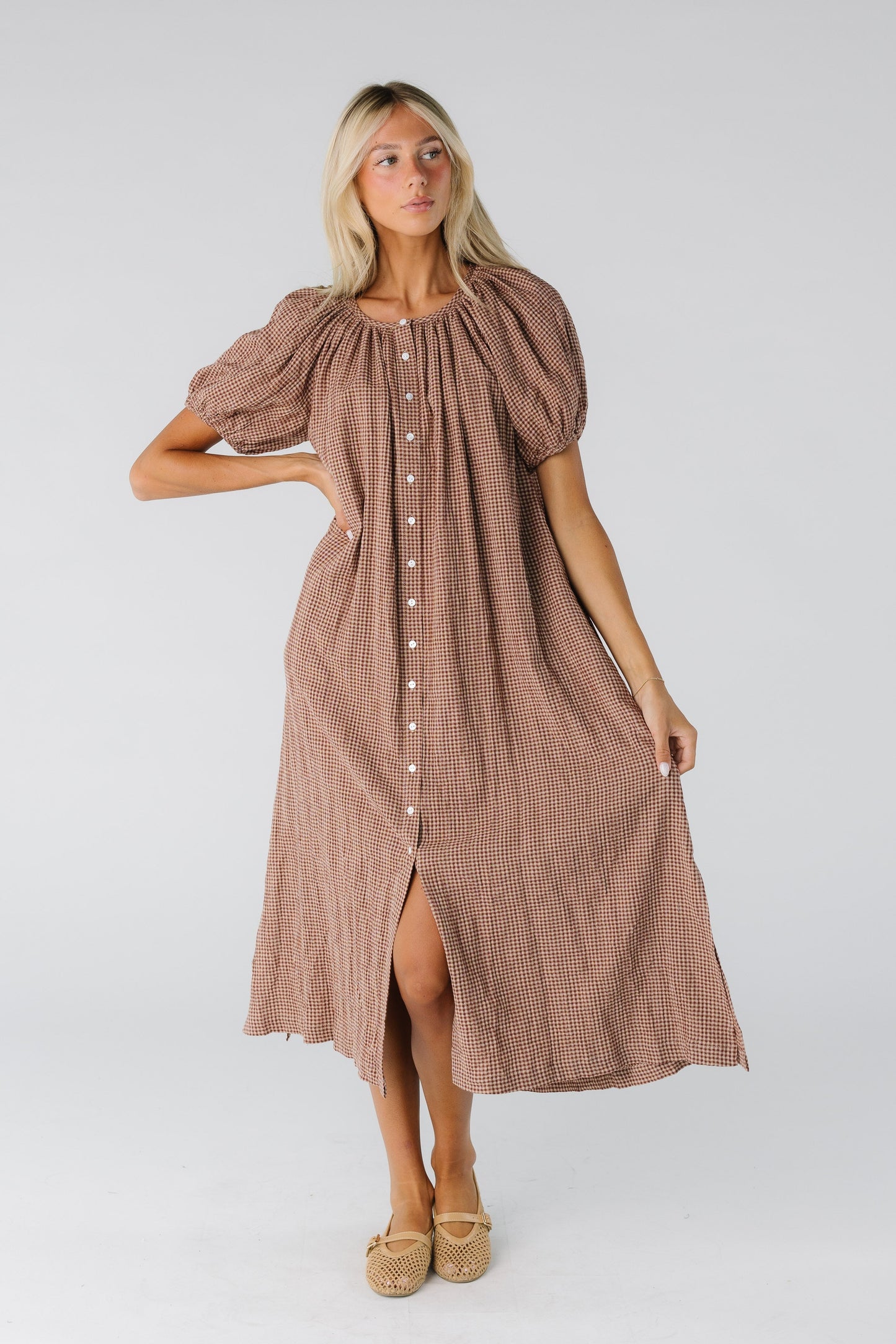 Brass & Roe Daybreak Button Down Dress WOMEN'S DRESS brass & roe 