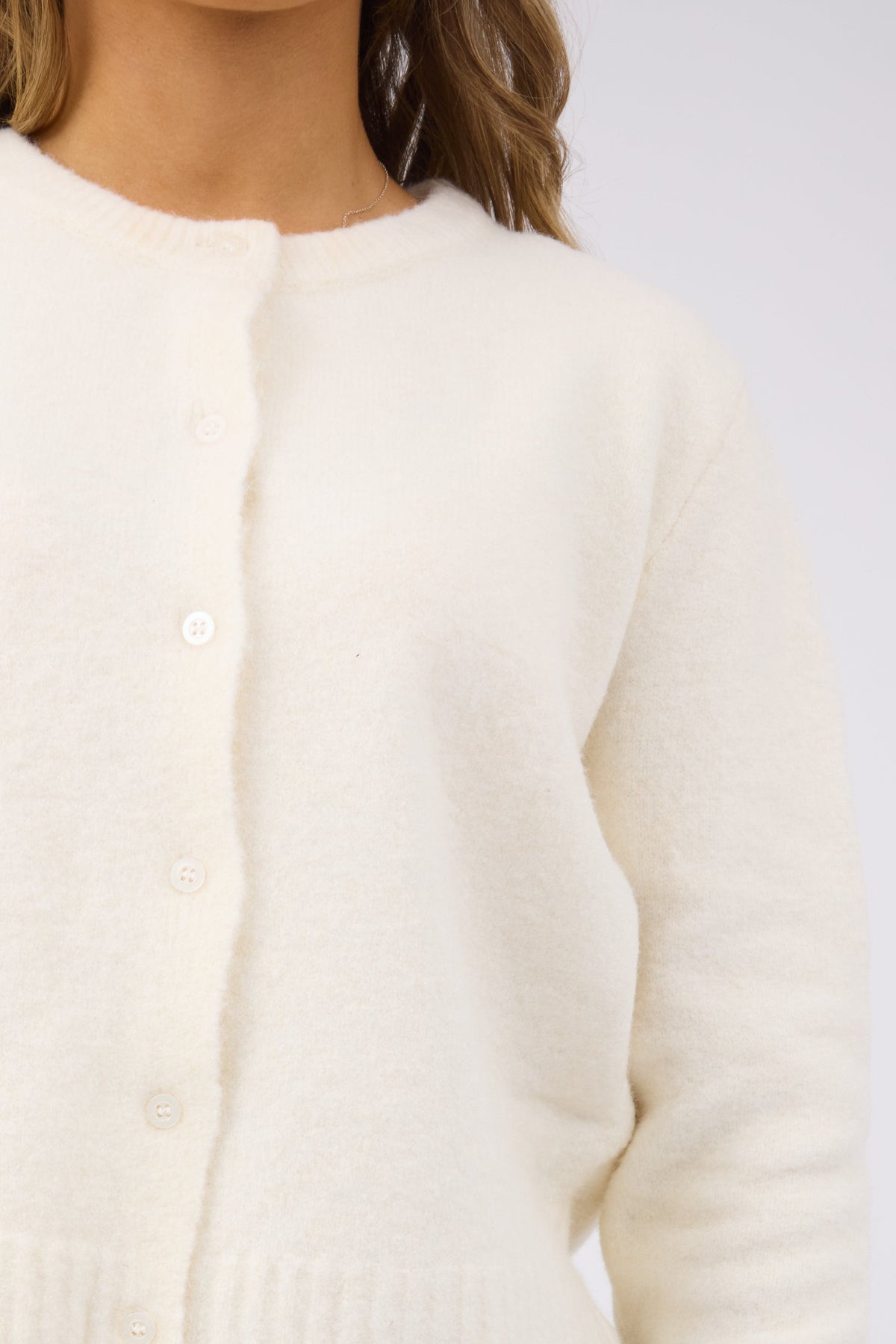 Angie Crew Neck Cardigan WOMEN'S CARDIGAN Yours Truly 