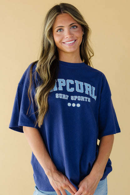 Rip Curl Varsity Sports Heritage Tee WOMEN'S T-SHIRT Rip Curl 