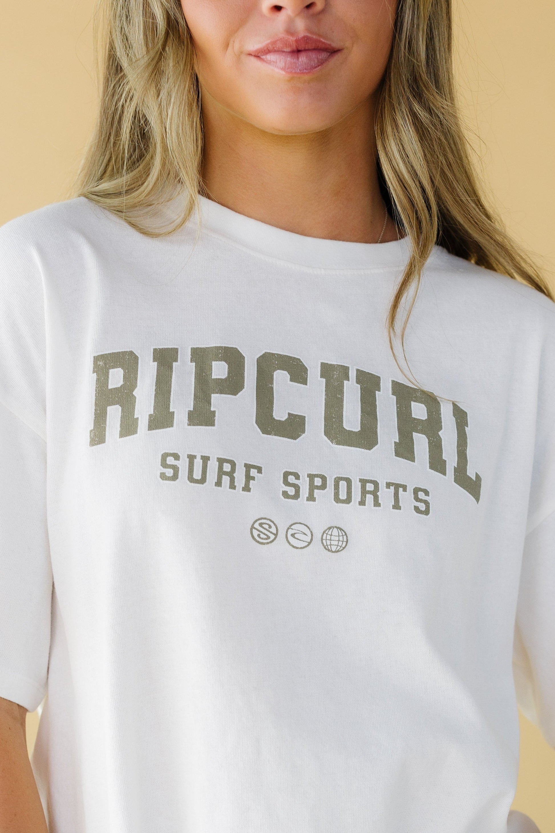 Rip Curl Varsity Sports Heritage Tee WOMEN'S T-SHIRT Rip Curl 