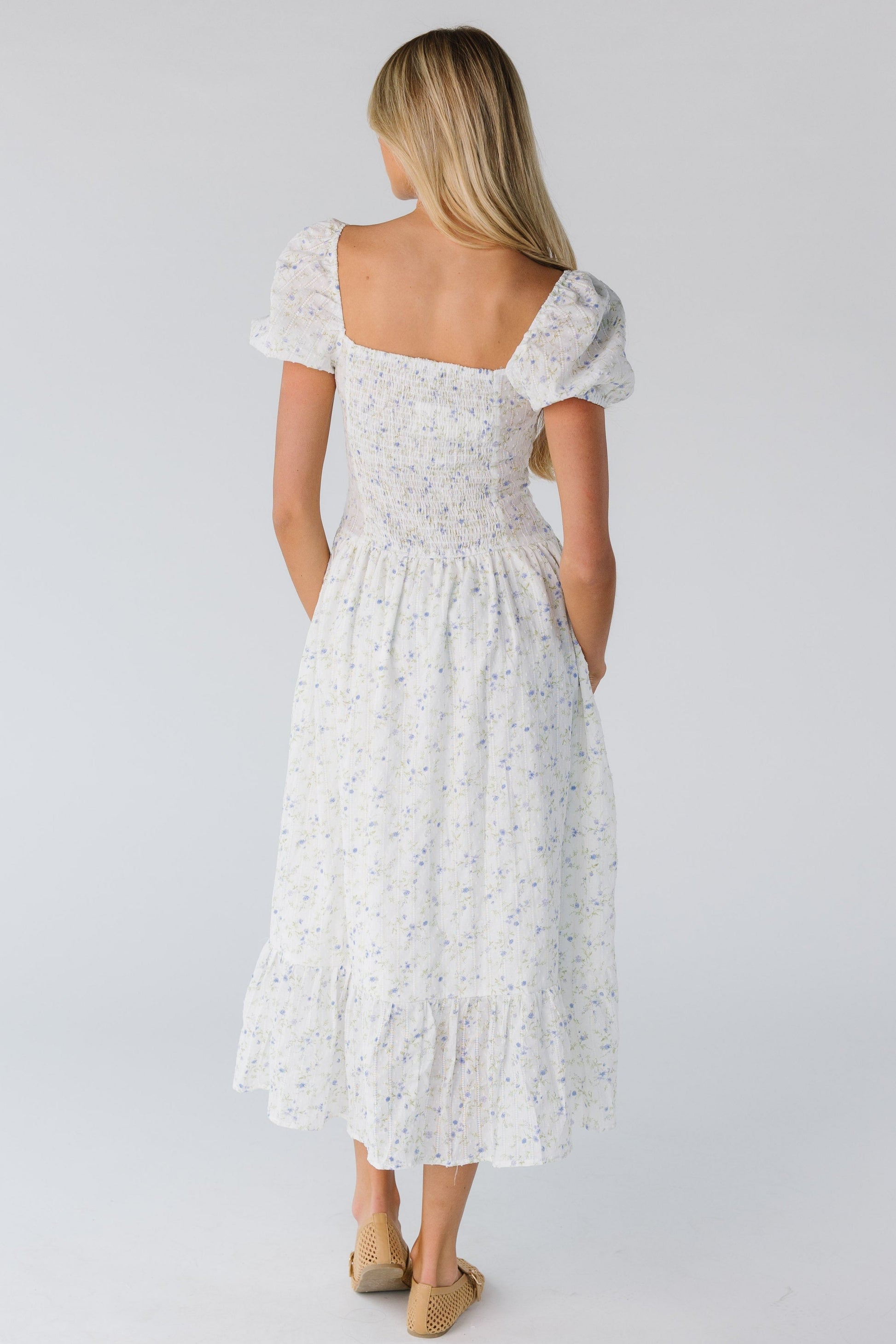 Marina Floral Dress WOMEN'S DRESS Blu Pepper 