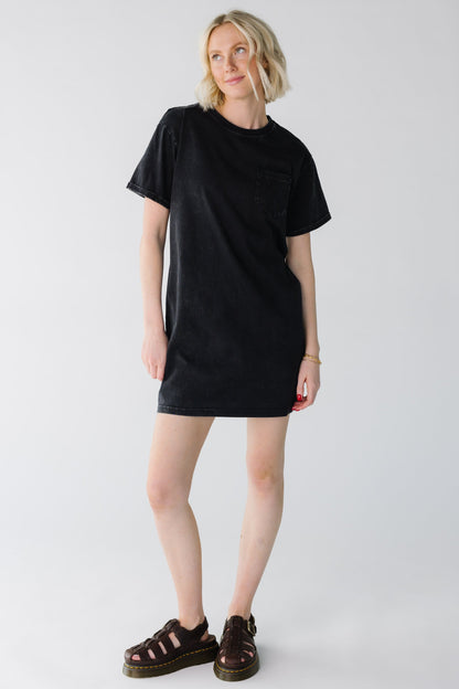 Kick Back Dress WOMEN'S DRESS Thread & Supply Black XS 